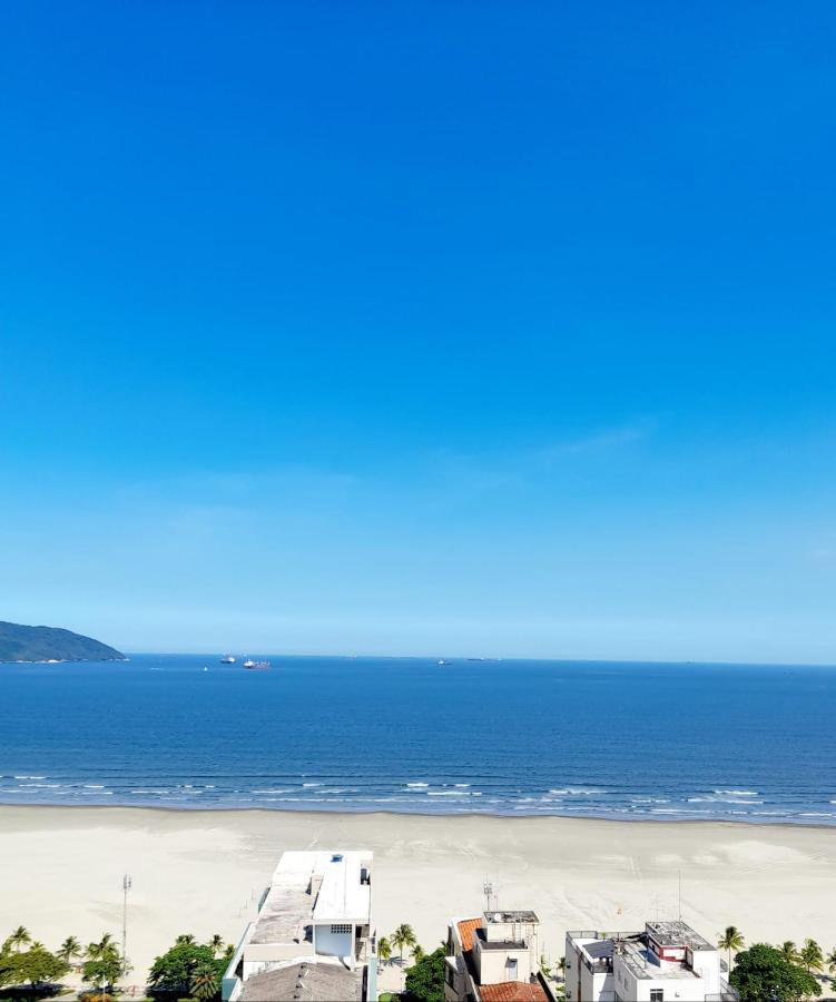 Apto Top Com Vista Pro Mar Em Condominio Completo Em Frente A Praia! 산토스 외부 사진