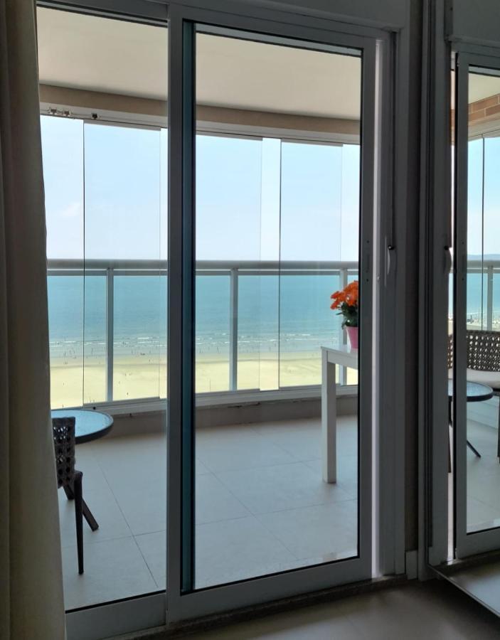 Apto Top Com Vista Pro Mar Em Condominio Completo Em Frente A Praia! 산토스 외부 사진