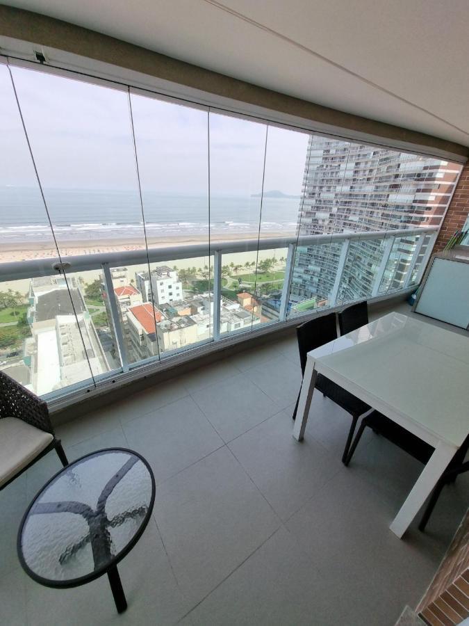 Apto Top Com Vista Pro Mar Em Condominio Completo Em Frente A Praia! 산토스 외부 사진