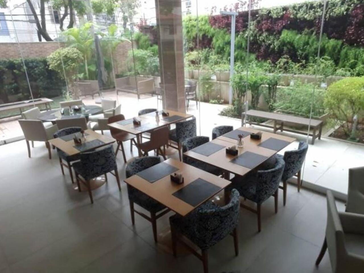 Apto Top Com Vista Pro Mar Em Condominio Completo Em Frente A Praia! 산토스 외부 사진