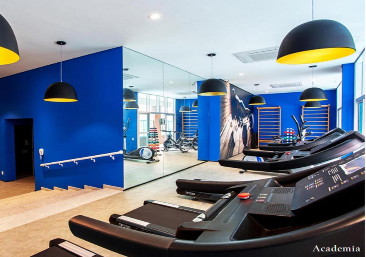 Apto Top Com Vista Pro Mar Em Condominio Completo Em Frente A Praia! 산토스 외부 사진
